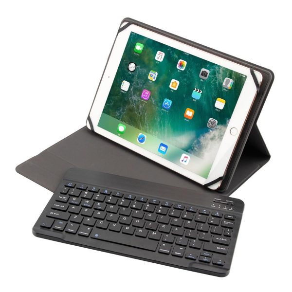 Universal Bluetooth Keyboard & Tablet Case For 9-10.5 Tablets - Black - Image 5