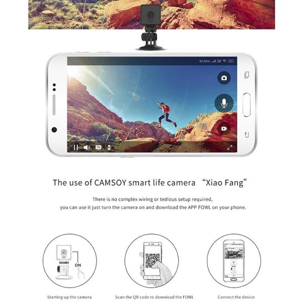 1080P Wifi Action Camera With Wide-Angle Recording - Black - Image 7