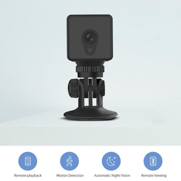 1080P Wifi Action Camera With Wide-Angle Recording - Black - Image 9