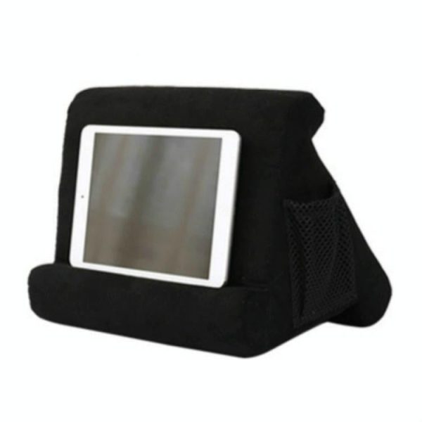 Versatile Laptop Rest Cushion with Cooling Pad - Black - Image 3
