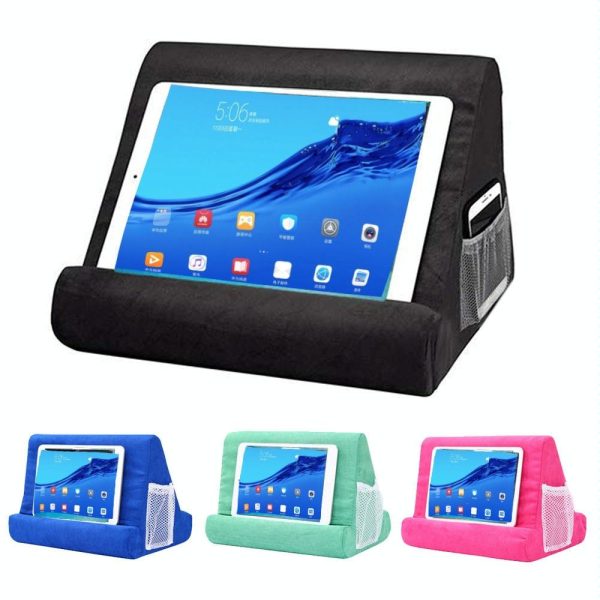 Versatile Laptop Rest Cushion with Cooling Pad - Black - Image 4