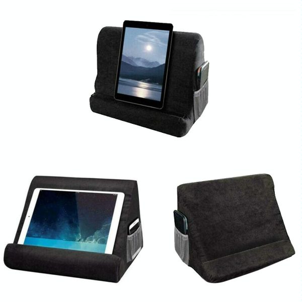 Versatile Laptop Rest Cushion with Cooling Pad - Black - Image 5