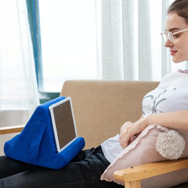 Versatile Laptop Rest Cushion with Cooling Pad - Black - Image 7
