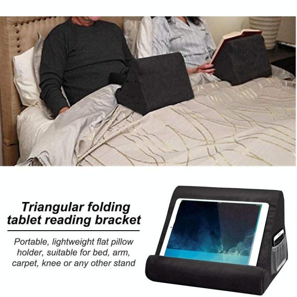Versatile Laptop Rest Cushion with Cooling Pad - Black - Image 8