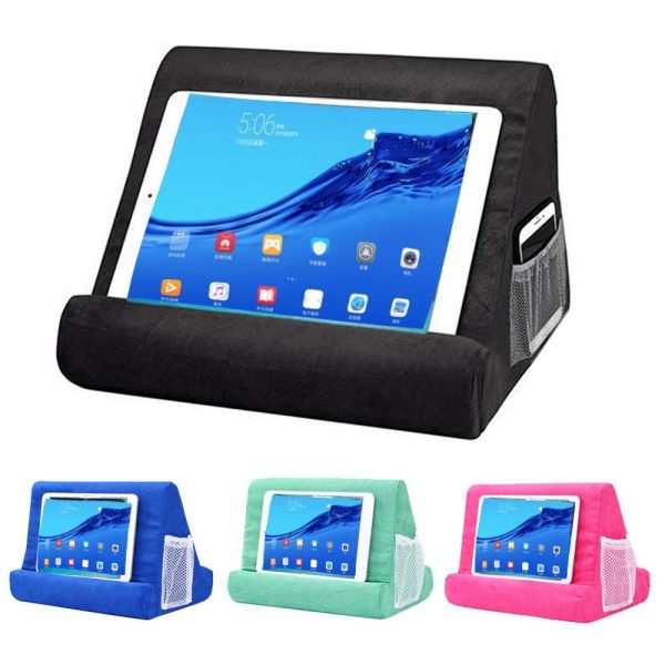 Versatile Laptop Rest Cushion with Cooling Pad - Black - Image 11
