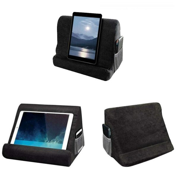 Versatile Laptop Rest Cushion with Cooling Pad - Black - Image 12