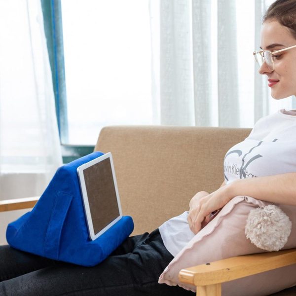 Versatile Laptop Rest Cushion with Cooling Pad - Black - Image 14