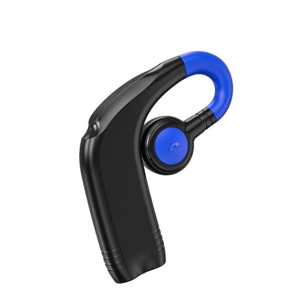 Bluetooth V5.2 Single Earhook Business Headset - M99 - Black + Red - Image 3