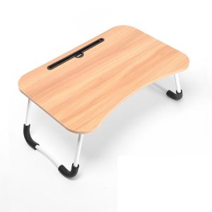 Portable Folding Desk with Fan & Lamp - Compact Design - Sky Blue - Image 15
