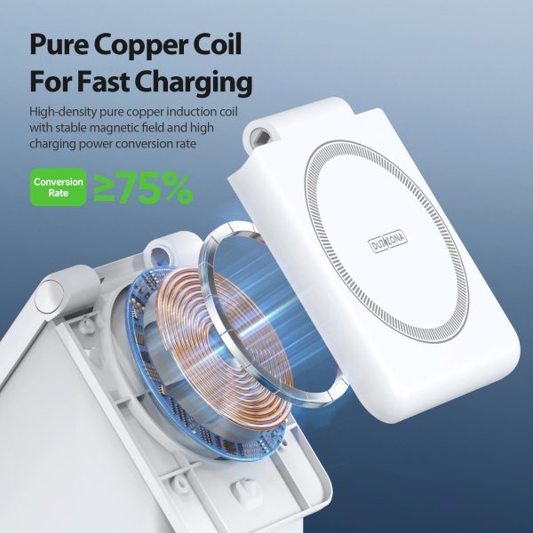 4 In 1 15W Magnetic Wireless Charger White - Image 9