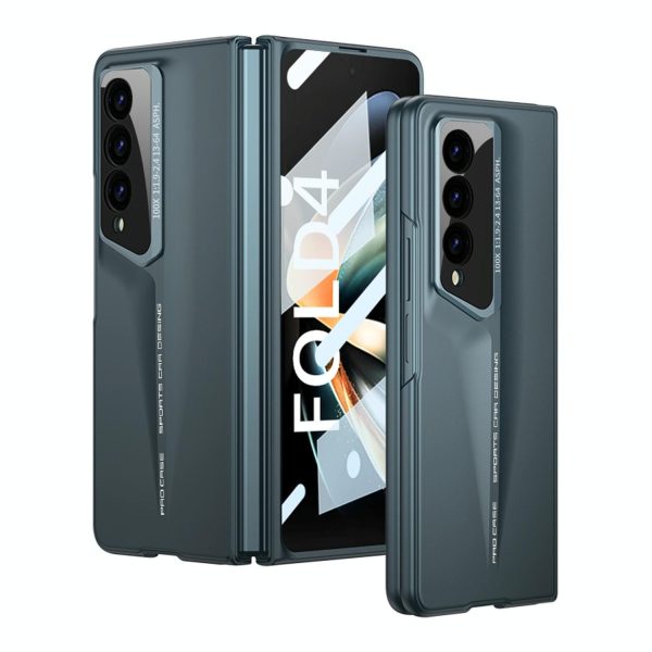Full Coverage Ultra Thin Case for Samsung Galaxy z Fold 4 / 5g - Cyan - Image 8