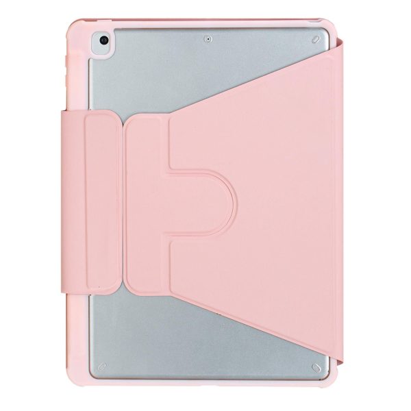 360 Rotation Bluetooth Keyboard Leather Case For Ipad 10.9 2022 - Transparent Acrylic With Touch Control - Blue - Image 4