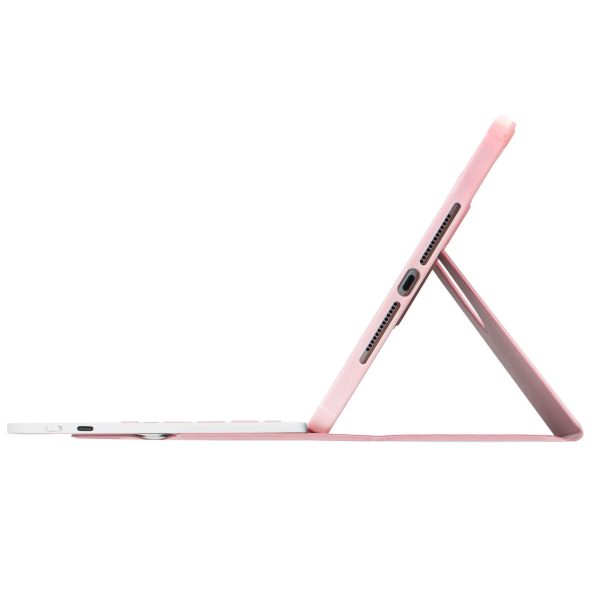 360 Rotation Bluetooth Keyboard Leather Case For Ipad 10.9 2022 - Transparent Acrylic With Touch Control - Blue - Image 8