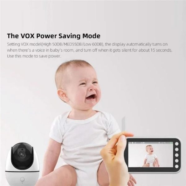 4.5 Video Baby Monitor With Two-Way Voice Temperature Display And Music Player - Image 7