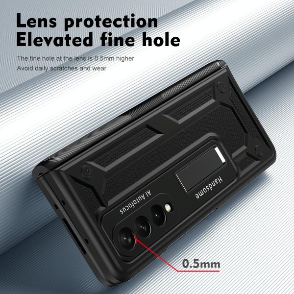 Shockproof Secure Hinge Phone Case for Samsung Galaxy z Fold 4 5g - Blue - Image 4