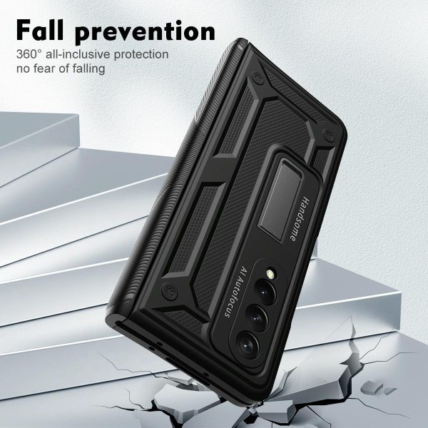 Shockproof Secure Hinge Phone Case for Samsung Galaxy z Fold 4 5g - Blue - Image 7