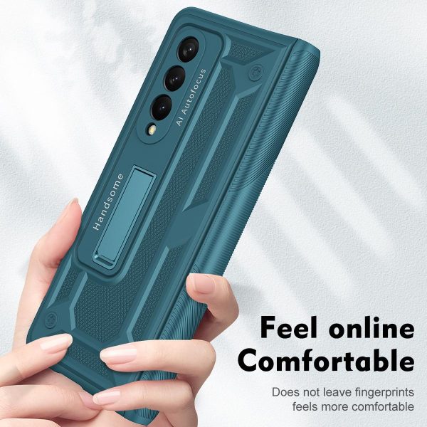 Shockproof Secure Hinge Phone Case for Samsung Galaxy z Fold 4 5g - Blue - Image 9