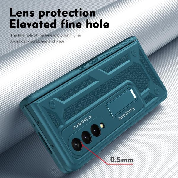 Shockproof Secure Hinge Phone Case for Samsung Galaxy z Fold 4 5g - Blue - Image 10