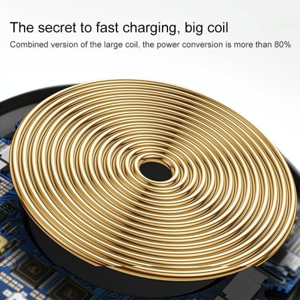 10W 3 In 1 Vertical Wireless Charger - Blue - Image 4