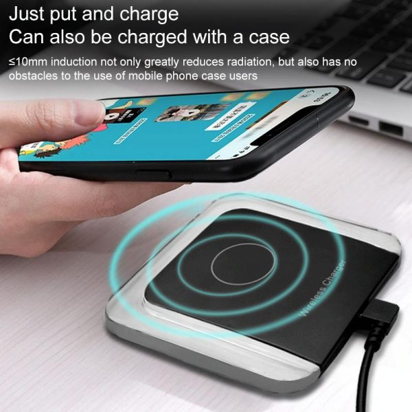 10W 3 In 1 Vertical Wireless Charger - Blue - Image 8