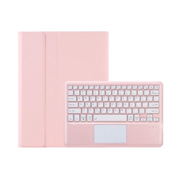 Detachable Bluetooth Keyboard Leather Case For Ipad Pro 12.9 2021 / 2020 / 2018 With Touch Pad - Dark Green - Image 3