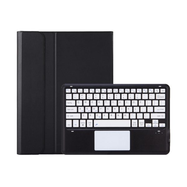 Detachable Bluetooth Keyboard Leather Case For Ipad Pro 12.9 2021 / 2020 / 2018 With Touch Pad - Dark Green - Image 8