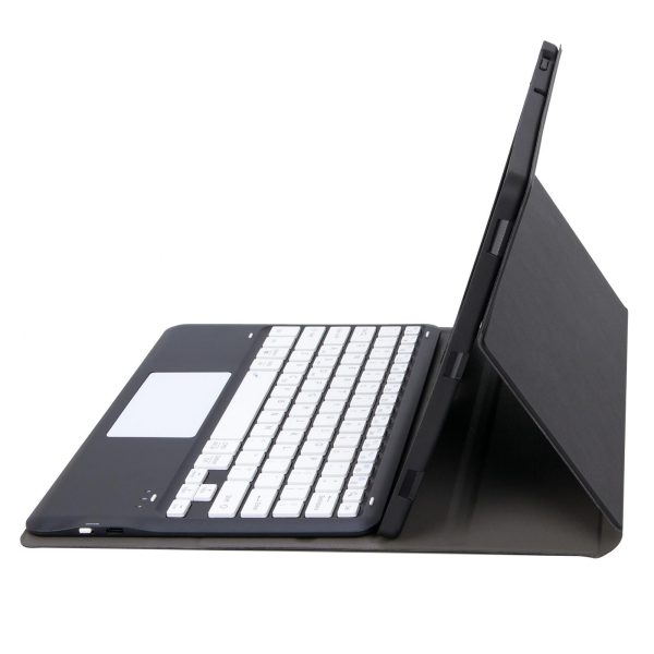 Detachable Bluetooth Keyboard Leather Case For Ipad Pro 12.9 2021 / 2020 / 2018 With Touch Pad - Dark Green - Image 11