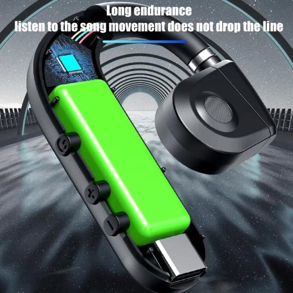 Wireless Bluetooth Headphone with Digital Display - Black - White - Image 10