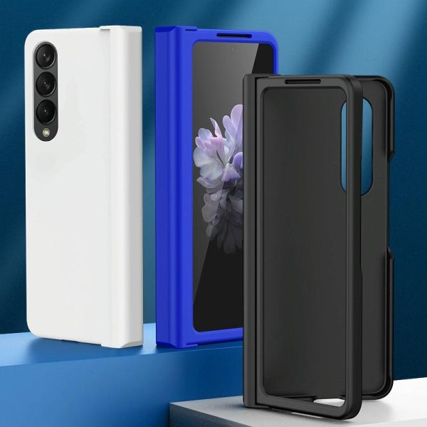 Foldable Skin Feel Case for Samsung Galaxy z Fold 4 / 5g - Black - Image 4