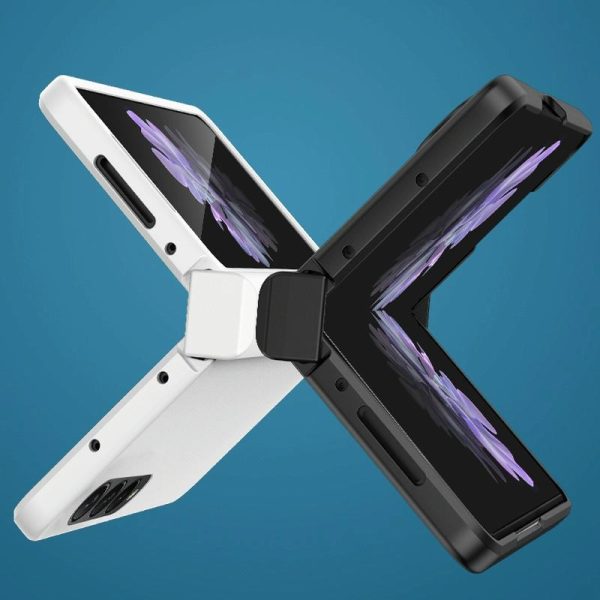 Foldable Skin Feel Case for Samsung Galaxy z Fold 4 / 5g - Black - Image 5