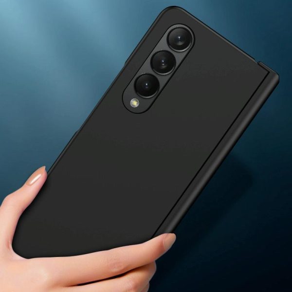 Foldable Skin Feel Case for Samsung Galaxy z Fold 4 / 5g - Black - Image 6