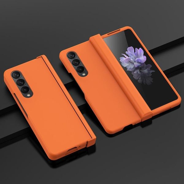 Foldable Skin Feel Case for Samsung Galaxy z Fold 4 / 5g - Black - Image 15
