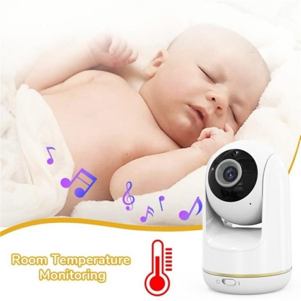 5-Inch Hd Baby Monitor With Built-In Ptz Rotation For Enhanced Security - Image 5