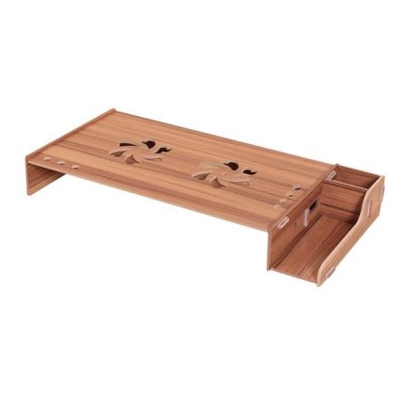 Wood Monitor Stand with Keyboard Storage - Tbd049404601C