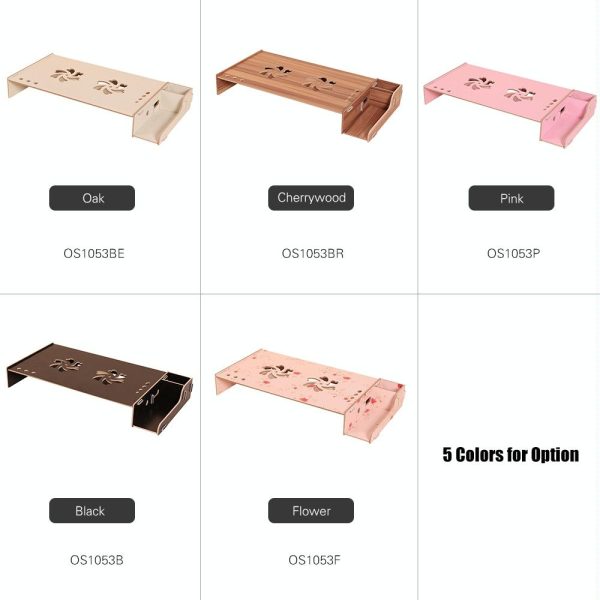 Wood Monitor Stand with Keyboard Storage - Tbd049404601C - Image 8