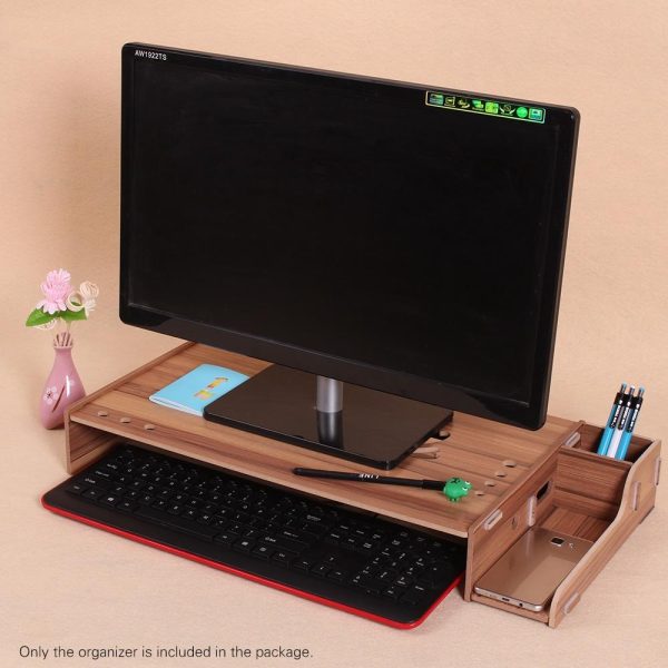 Wood Monitor Stand with Keyboard Storage - Tbd049404601C - Image 13