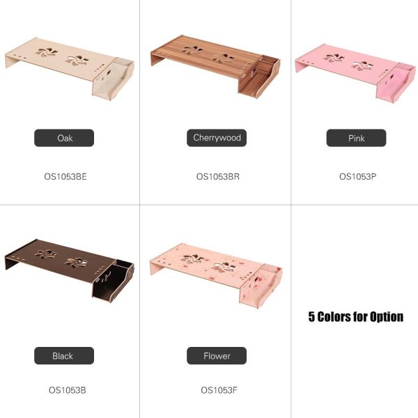 Wood Monitor Stand with Keyboard Storage - Tbd049404601C - Image 15