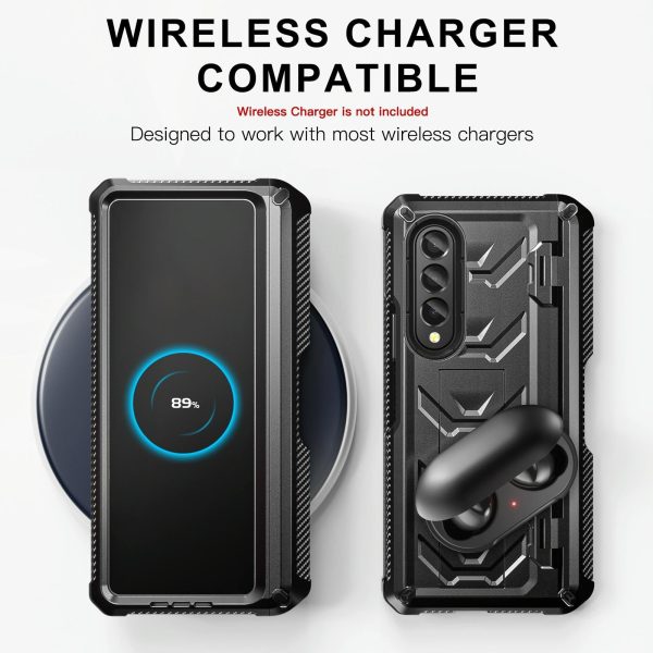 Foldable Shockproof Phone Case for Samsung Galaxy z Fold 4 / 5g - Orange - Image 10