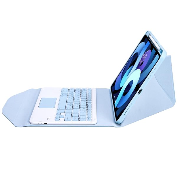 Bluetooth Keyboard Leather Case For Ipad Pro 11 With Pen Slot And Touchpad - Green - Image 6