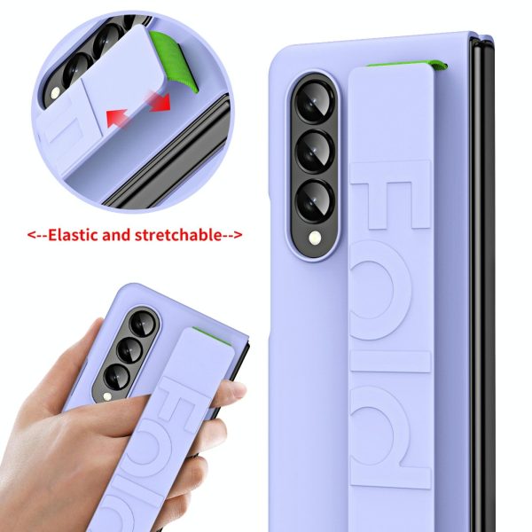Samsung Galaxy z Fold 4 Shockproof Wristband - Elastic - Purple - Image 3