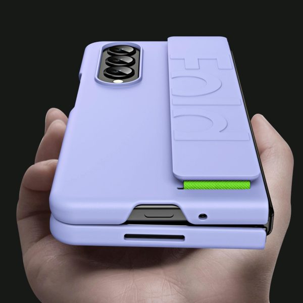Samsung Galaxy z Fold 4 Shockproof Wristband - Elastic - Purple - Image 7