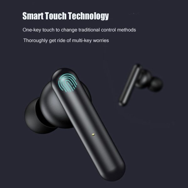 Mini Touch Control Tws Wireless Earphones with Mic & Charger Box - Green - Image 12