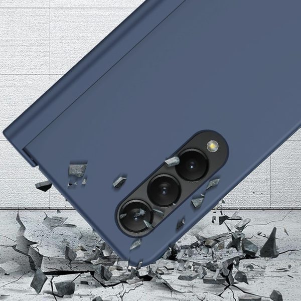 Integrated Shockproof Case for Samsung Galaxy z Fold 4 5g - Purple - Image 7