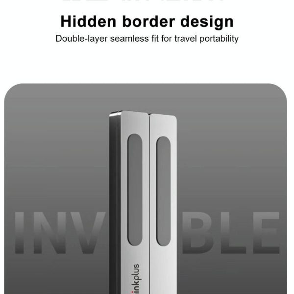Lenovo Thinkplus Foldable Laptop Stand - Desktop Compatible - Silver - Image 3