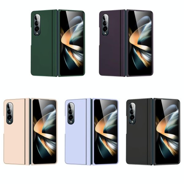 Foldable Phone Case with Holder for Samsung Galaxy z Fold 4 - Full Coverage - Pink - Image 3