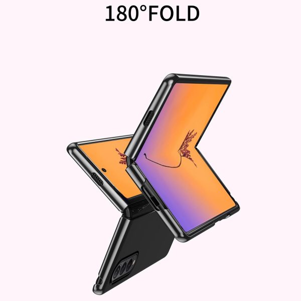 Shockproof Clear Phone Case for Samsung Galaxy z Fold 4 - Black - Image 4