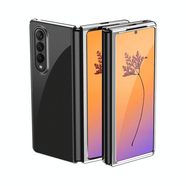 Shockproof Clear Phone Case for Samsung Galaxy z Fold 4 - Black - Image 10