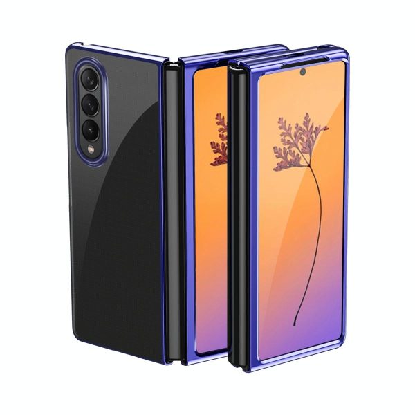 Shockproof Clear Phone Case for Samsung Galaxy z Fold 4 - Black - Image 11