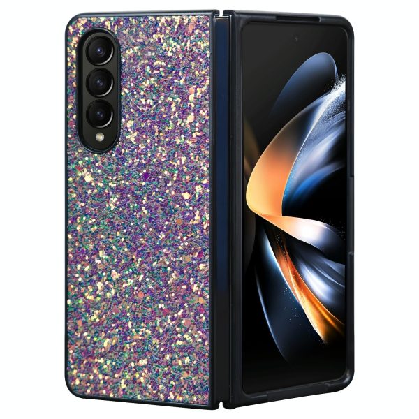 Foldable Diamond Case for Samsung Galaxy z Fold 4 - Compact and Stylish - Flash Green - Image 2