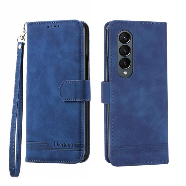 Premium Leather Tpu Case for Samsung Galaxy z Fold 4 / 5g - Pink - Image 9